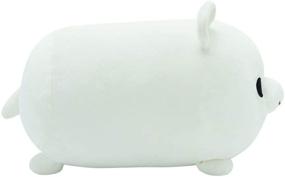 img 1 attached to Cozy Alpaca Stuffed Fluffy Animal Pillow: Ideal for Kids' Home Store