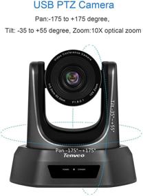 img 3 attached to 🎥 High-Quality Video and Audio Conferencing System - Tenveo Group USB PTZ Conference Room Camera with 2pcs Expansion Mics (10X Zoom TEVO-VA3000E)