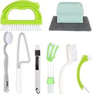 🧹 ultimate 8pc cleaning kit for windows, doors, keyboards & more: window cleaning brushes, track cleaners, groove brushes & crevice tools logo