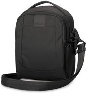 pacsafe metrosafe ls100: anti-theft 👜 shoulder bag, 3l, fits 7-inch tablet, black logo