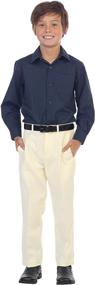 img 3 attached to 👖 Gioberti Boys Front Dress Pants: Stylish and Affordable Boys' Clothing