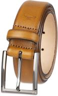 stylish and durable: tommy bahama men's leather belt for a sophisticated look logo