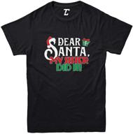 🎅 adorable tcombo dear santa sister did boys' tops, tees & shirts: shop now! logo