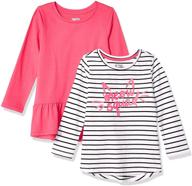 adorable animal-themed long sleeve tops, tees & blouses for toddler girls - spotted zebra logo