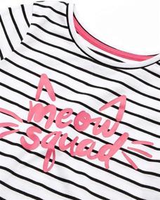 img 2 attached to Adorable Animal-themed Long Sleeve Tops, Tees & Blouses for Toddler Girls - Spotted Zebra