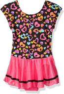 jacques moret girls classic short sleeve skirted leotard: a versatile dance essential for young performers logo