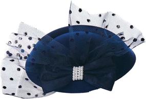 img 2 attached to HMS LACE Fascinator Navy Size