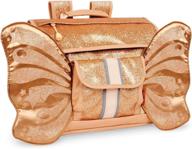 🎒 bixbee sparkly glitter butterflyer backpack logo