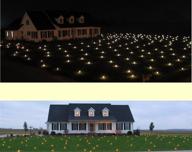 🌲 lawn lights illuminated outdoor decoration: led christmas lights, 36-08, warm white – create a festive ambience! logo