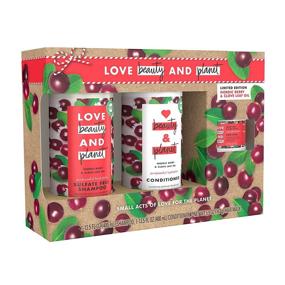 img 2 attached to 🎁 Love Beauty And Planet Nordic Berry & Cove Leaf Holidays Gift Set - Vegan, Paraben-free, Silicone-free, Cruelty-free, 3-Piece Set