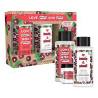 🎁 love beauty and planet nordic berry & cove leaf holidays gift set - vegan, paraben-free, silicone-free, cruelty-free, 3-piece set logo