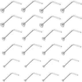 img 3 attached to 💎 84Pcs Stainless Steel Nose Studs & Rings - Hoop for Women & Men Cartilage Lip Tragus Piercings - MILACOLATO - 1.5/2/2.5mm