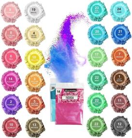 img 4 attached to 🎨 Vibrant 24-Color Mica Pigment Powder: SnailDigit's High-Quality Resin Pigment for DIY Epoxy Resin, Soap, Bath Bombs, Lip Gloss, Nails, and Candle Making