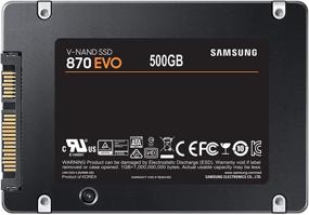 img 2 attached to 💾 Samsung SSD 870 EVO, 500 ГБ, форм-фактор 2,5 дюйма, Intelligent Turbo Write, Программное обеспечение Magician 6, черный — Высокопроизводительное хранилище