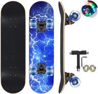 🛹 gieeu colorful beginners skateboard for skateboarding logo
