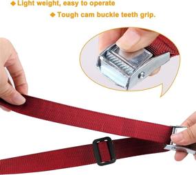 img 3 attached to MAGARROW Lashing Straps Buckle 8 Pack Material Handling Products