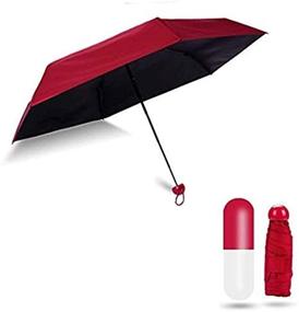 img 1 attached to ☂️ Portable Lightweight Umbrella with UV Protection - Ideal for Outdoors