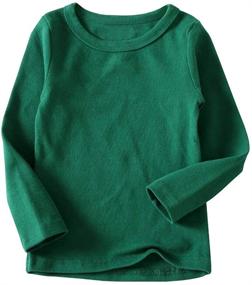 img 4 attached to Niyage Toddler Comfort Sleeve T Shirt Girls' Clothing
