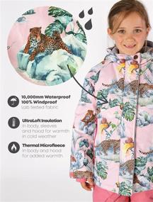 img 2 attached to Therm Kids Winter Coat: Waterproof Ski Jacket for Girls, Boys, Toddler - Stay Warm & Dry!