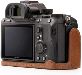 img 2 attached to 📸 MegaGear Genuine Leather Half Case for Sony Alpha A7 III, A7R III, A9 – Ever Ready