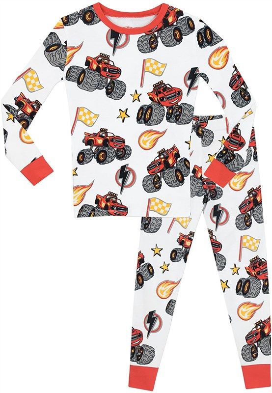 blaze monster machines boys pajamas 로고