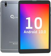 📱 premium gray 8 inch octa core android 10 tablet with 1080p fhd display, 3gb ram, 32gb rom, gps, and 4g phone call capability logo