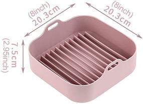 img 3 attached to 🍳 Convenient Silicone Pot for Air Fryers - Say Goodbye to Paper Liners & Hassle-Free Cleaning!