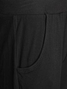 img 2 attached to 👖 Butter Soft Touch Athletic Sweatpants for Girls: Top-Notch Girls' Clothing and Pants & Capris