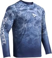 🎣 rodeel loose fit fishing t-shirt: high-performance men's clothing for active anglers logo