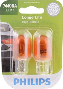 img 2 attached to 💡 Philips 7440NA LongerLife Miniature Bulb: Reliable and Long-lasting, 2 Pack