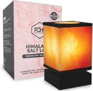 🌿 100% authentic natural himalayan salt lamp - hand carved crystal rock salt from the himalayan mountains on a premium wood base - ul-listed dimmer cord included - 10 lbs логотип