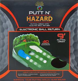 img 1 attached to Level Up Your Putting Skills with the Club Champ Super Sized Putt N' Hazard Electric Putting Mat