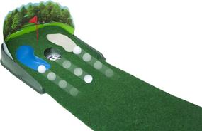 img 2 attached to Level Up Your Putting Skills with the Club Champ Super Sized Putt N' Hazard Electric Putting Mat