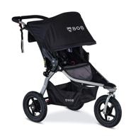 enhanced performance: bob gear rambler jogging stroller in sleek black design logo
