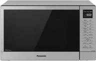 🍿 panasonic nn-sn68ks 1200w power compact microwave oven with sensor cooking, popcorn button, quick 30sec & turbo defrost, 1.2 cu. ft. (stainless steel/silver) логотип