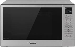 img 4 attached to 🍿 Panasonic NN-SN68KS 1200W Power Compact Microwave Oven with Sensor Cooking, Popcorn Button, Quick 30Sec & Turbo Defrost, 1.2 Cu. Ft. (Stainless Steel/Silver)