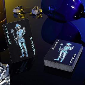 img 2 attached to 🚲 Ice Blue Bicycle Playing Cards: Frosty Coolness for Your Card Games!