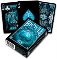 🚲 ice blue bicycle playing cards: frosty coolness for your card games! logo