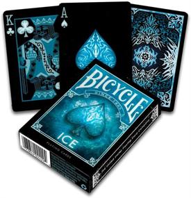 img 4 attached to 🚲 Ice Blue Bicycle Playing Cards: Frosty Coolness for Your Card Games!
