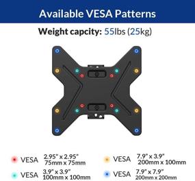 img 1 attached to Fleximounts Full Motion TV Wall Mount Bracket 13-42 Inch, Articulating Arms 📺 with Swivel and Tilt, Compatible with Max VESA 200x200mm, LED LCD Plasma Flat Screen