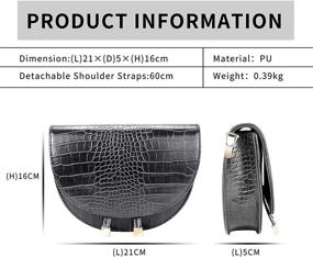 img 2 attached to Сумка Canteen Crossbody с крокодиловым плечом