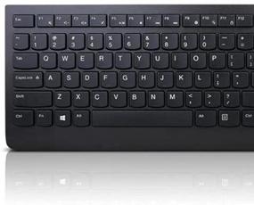 img 2 attached to 🖥️ Комплект клавиатуры и мыши Lenovo Essential - US English