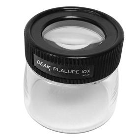 img 1 attached to 🔍 PEAK TS2032 Fixed Focus Loupe: 10X Magnification with 1" Lens Diameter and 1.10" Field View
