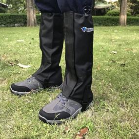 img 3 attached to 🥾 Waterproof Leg Gaiters for Hiking & Snow Boot Protection: MAGARROW Outdoor Oxford Fabric Shoe Cover