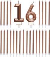 number topper candles birthday pieces logo