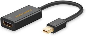 img 4 attached to 🔌 Кабель-адаптер CableCreation Active Mini DisplayPort to HDMI 4K - конвертер совместимый с Thunderbolt для MacBook, iMac, Surface Pro - Черный.