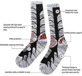 img 3 attached to 🧦 XIKUN Ski Socks: High Performance Winter Sport Socks for Men and Women