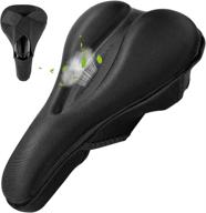 🚲 bike seat cover - ultra soft gel bicycle seat cushion - comfortable bike saddle cushion for men & women logo