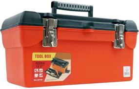 img 1 attached to Stalwart 16-Inch Utility Tool Box with 7 Compartments, Tray Included - Model 75-20105A