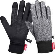 🧤 anqier windproof touchscreen cycling accessories: men's gloves & mittens for optimal performance logo